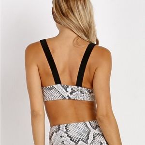 Varley Snakeskin Sports Bra Top